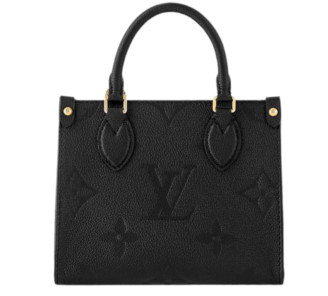 Louis Vuitton OnTheGo BB in Black Monogram Empreinte Leather