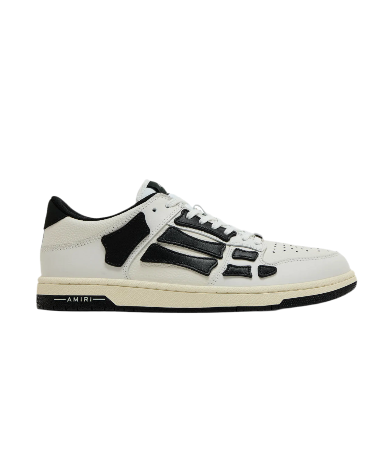 Amiri Skel Top Low 'White Black' Sneakers