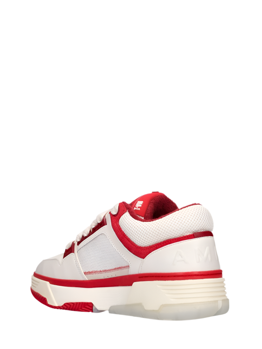 AMIRI MA-1 Low-Top Sneakers - White and Red