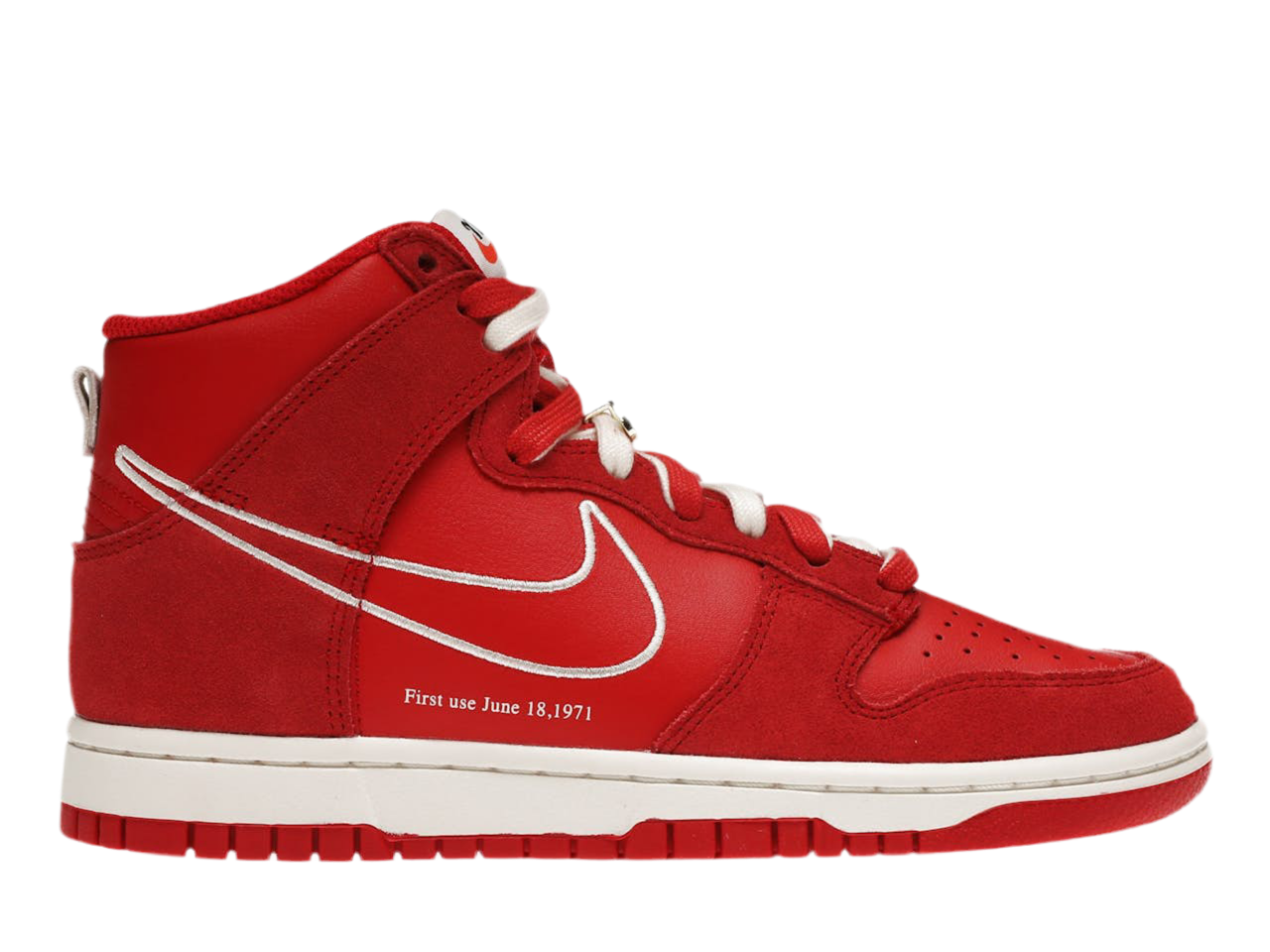 Nike Dunk High First Use "University Red" sneakers