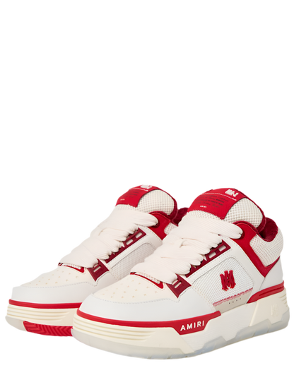 AMIRI MA-1 Low-Top Sneakers - White and Red