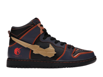 Nike SB Dunk High "Gundam 02 Banshee" sneakers