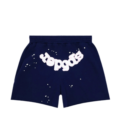 Sp5der OG Web Logo Sweatshort 'Navy'