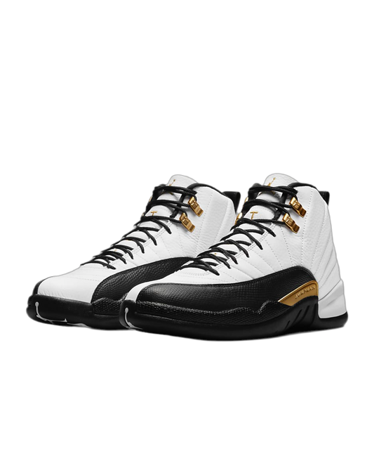 Air Jordan 12 Retro "White/Black/Metallic Gold" sneakers