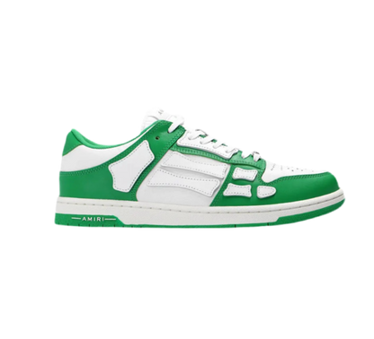 Amiri Skel Top Low 'Green White' Sneakers