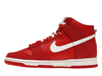 Nike Dunk High First Use "University Red" sneakers