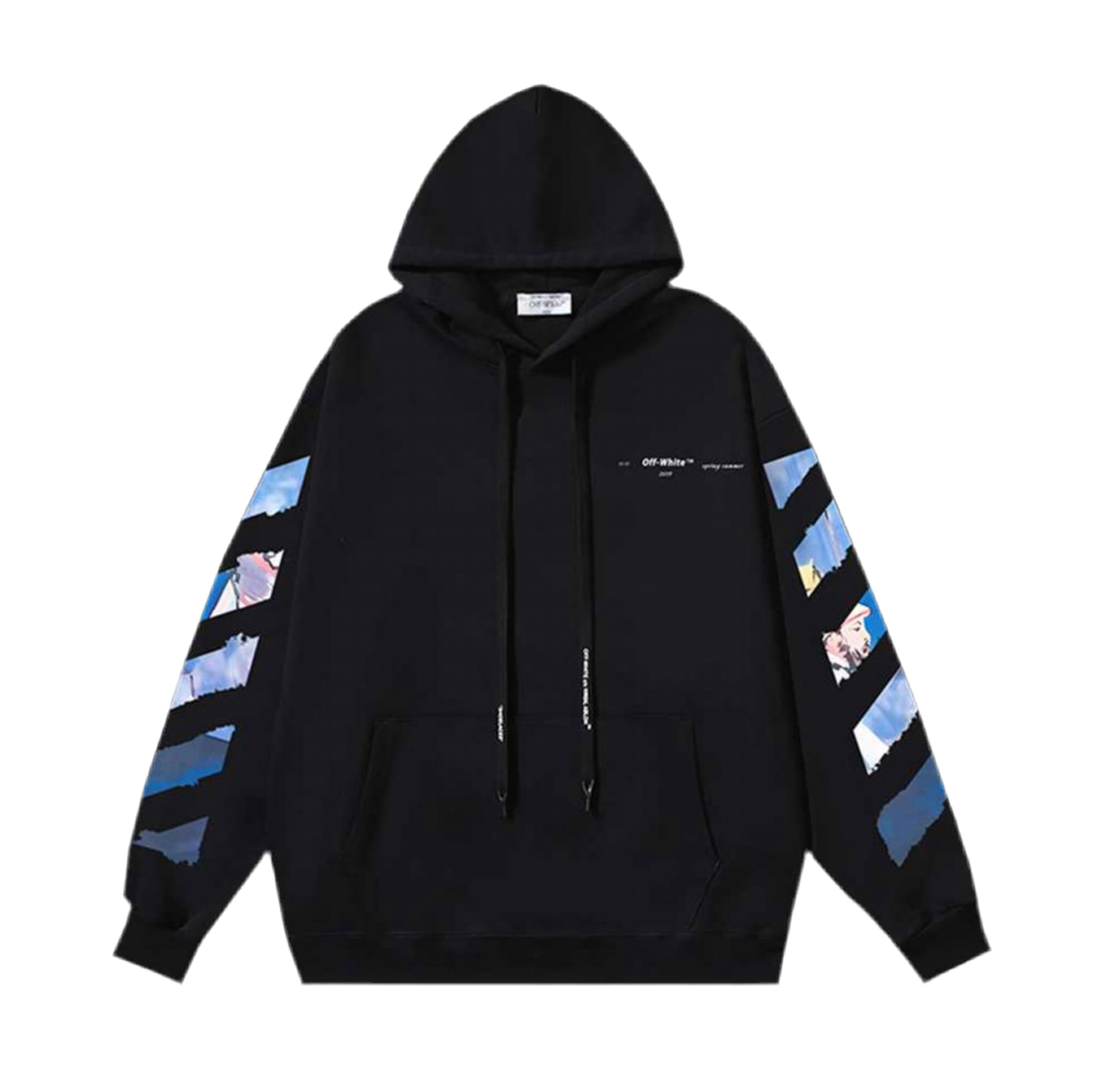 Off-White "Painting Printing Arrow Pattern" hoodie