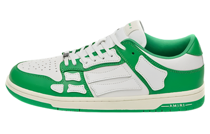 Amiri Skel Top Low 'Green White' Sneakers