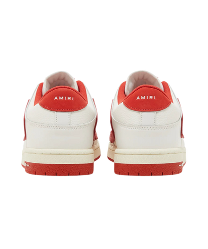 Amiri Skel Top Low 'White Red' Sneakers