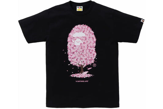 BAPE Sakura Tee Black