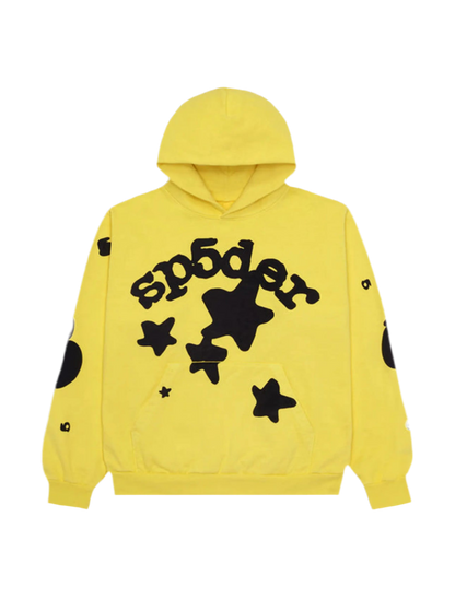 Sp5der Beluga Hoodie Gold
