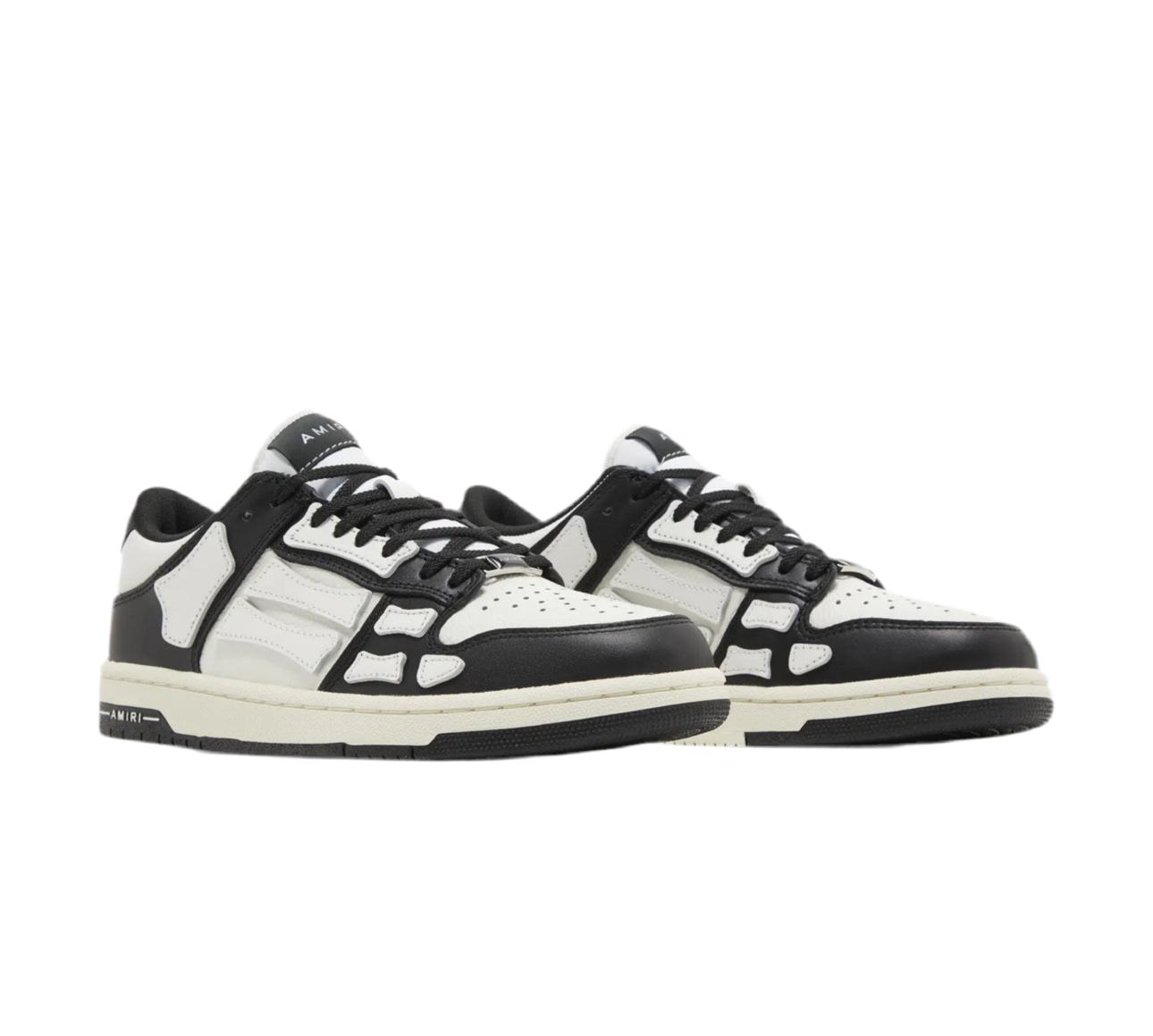 Amiri Skel Top Low 'Black White' Sneakers