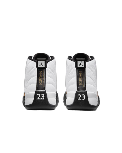 Air Jordan 12 Retro "White/Black/Metallic Gold" sneakers