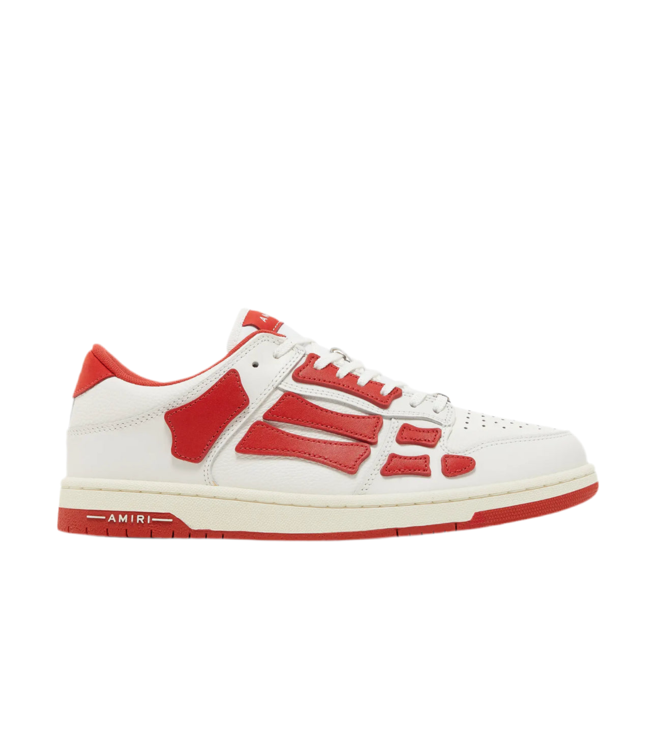 Amiri Skel Top Low 'White Red' Sneakers