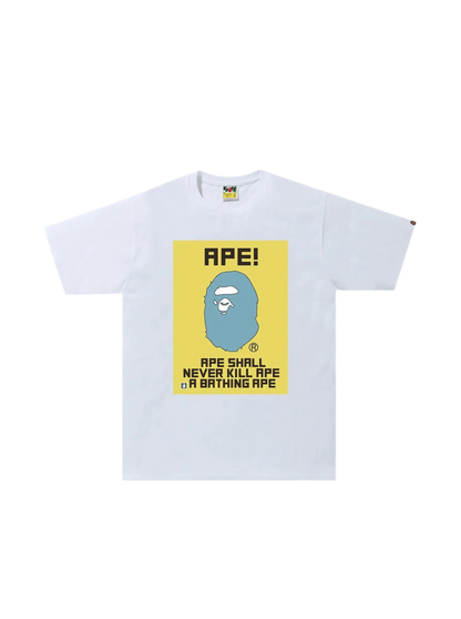 BAPE Water Print Tee 'White'