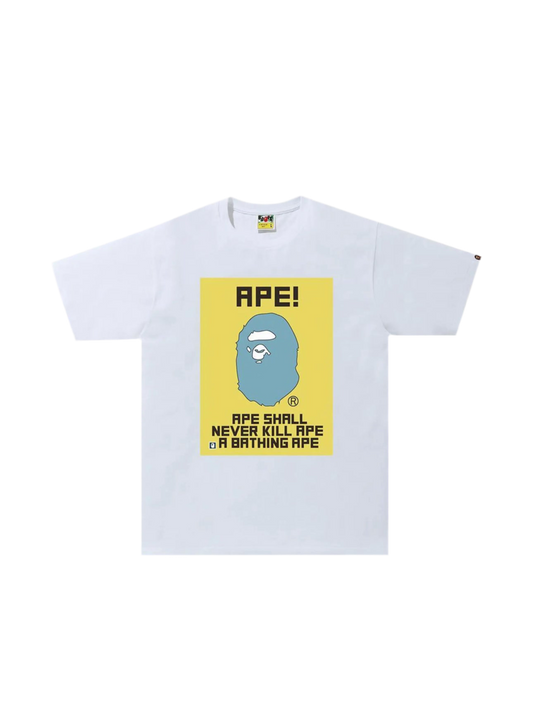 BAPE Water Print Tee 'White'