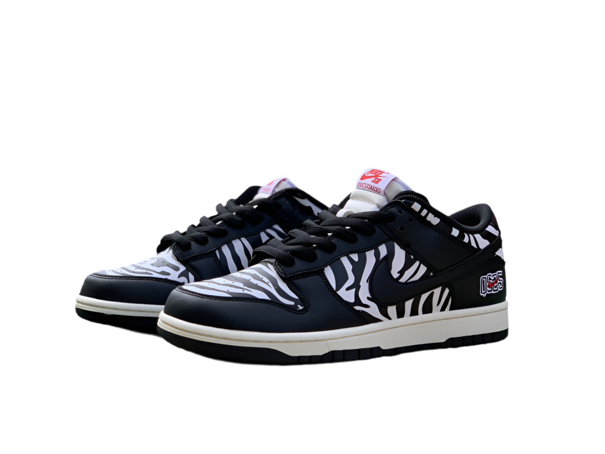 Nike SB Dunk Low x Quartersnacks "Zebra"