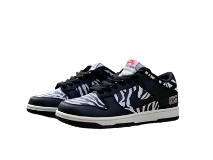 Nike SB Dunk Low x Quartersnacks "Zebra"