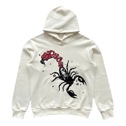 Sp5der x Mariah The Scientist Scorpion Hoodie 'Cream'