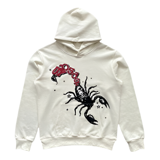 Sp5der x Mariah The Scientist Scorpion Hoodie 'Cream'