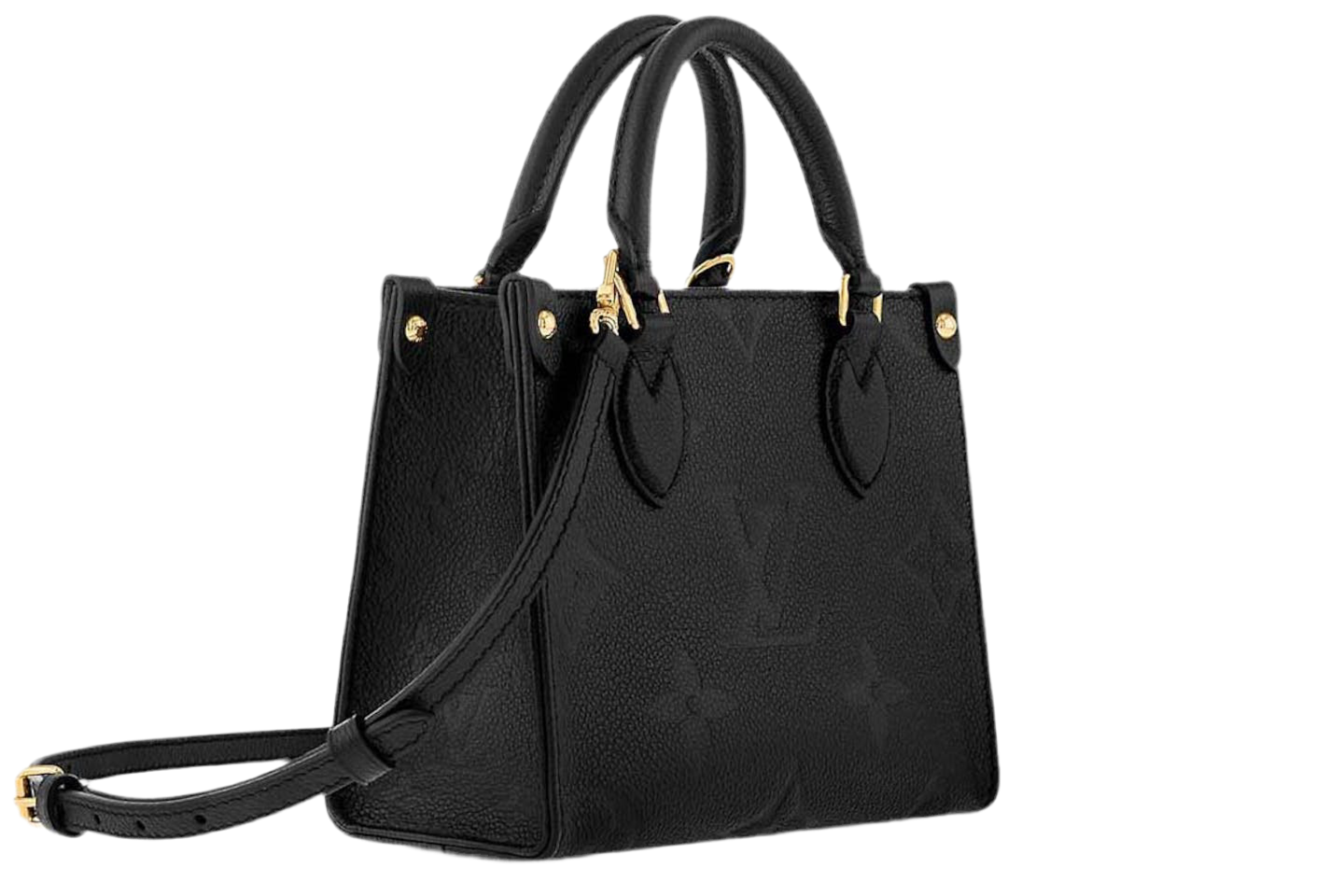 Louis Vuitton OnTheGo BB in Black Monogram Empreinte Leather