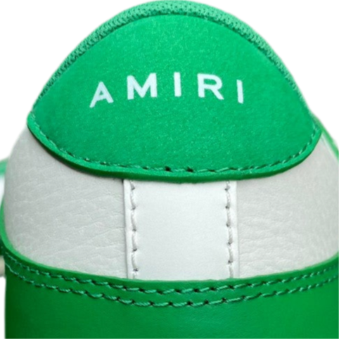 Amiri Skel Top Low 'Green White' Sneakers
