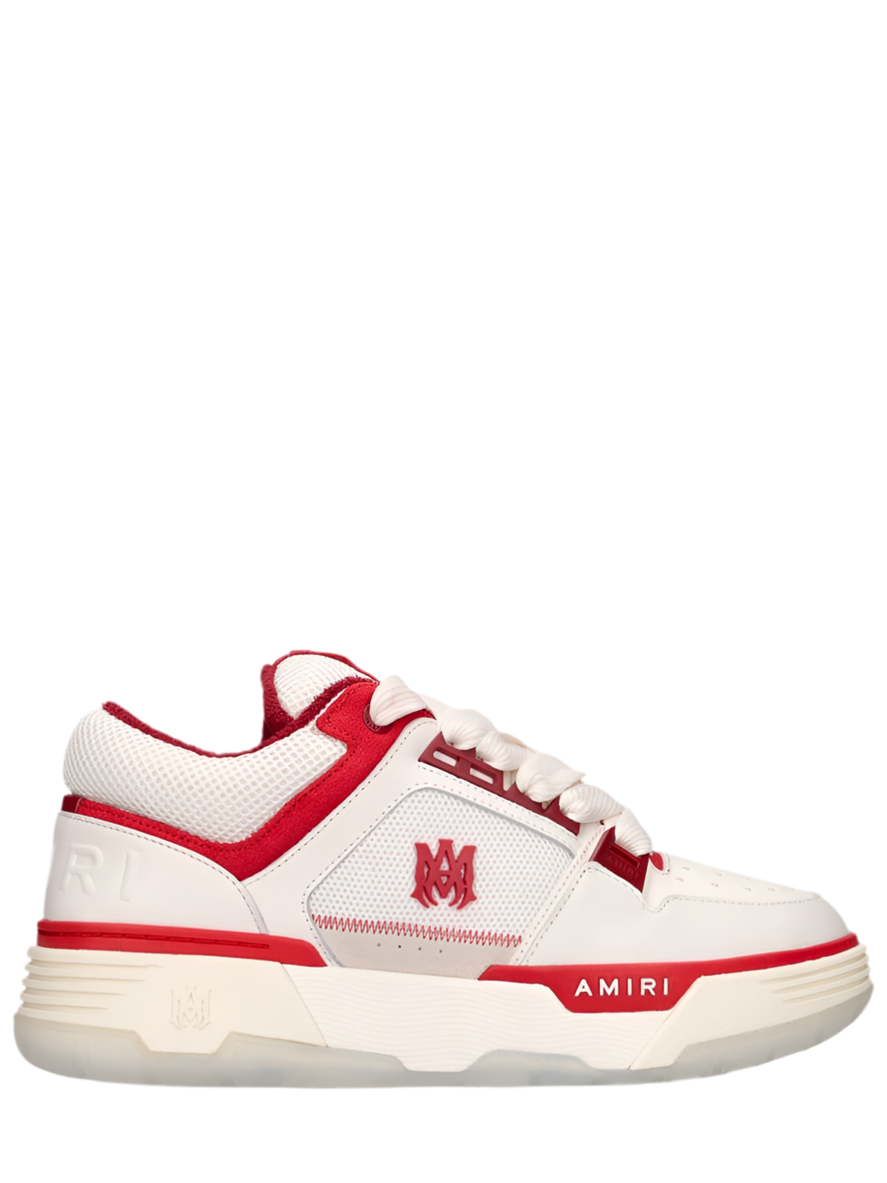 AMIRI MA-1 Low-Top Sneakers - White and Red
