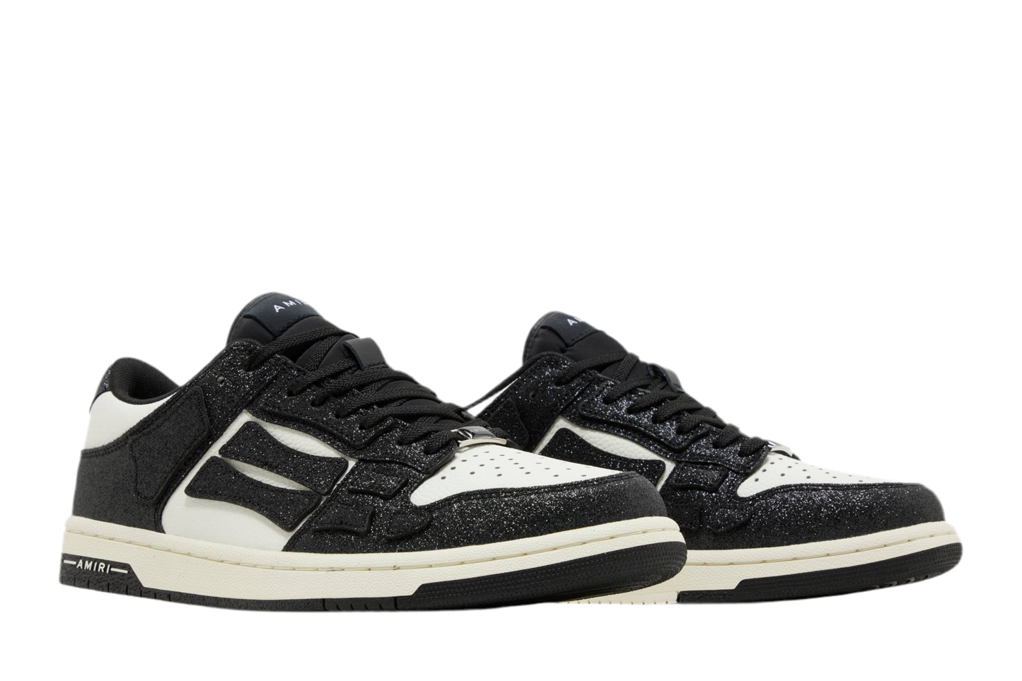 AMIRI Skel Top Low Sneakers - 'Crystal - Black'