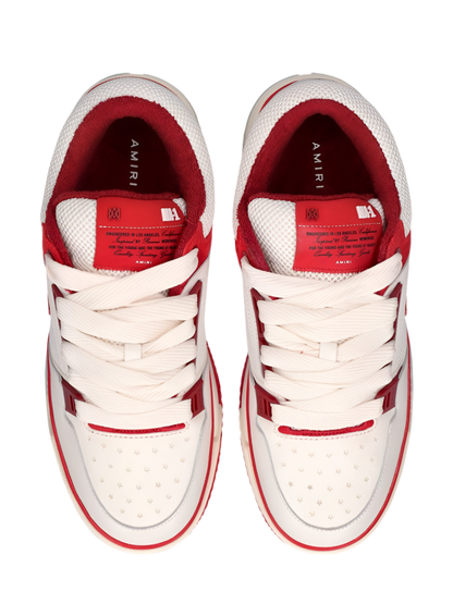 AMIRI MA-1 Low-Top Sneakers - White and Red