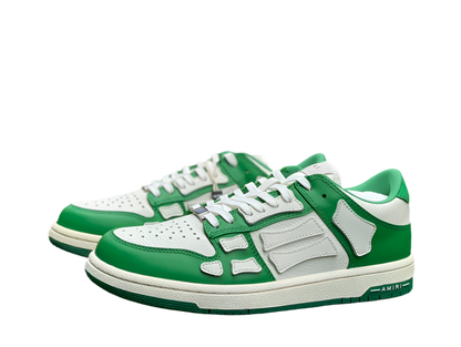 Amiri Skel Top Low 'Green White' Sneakers