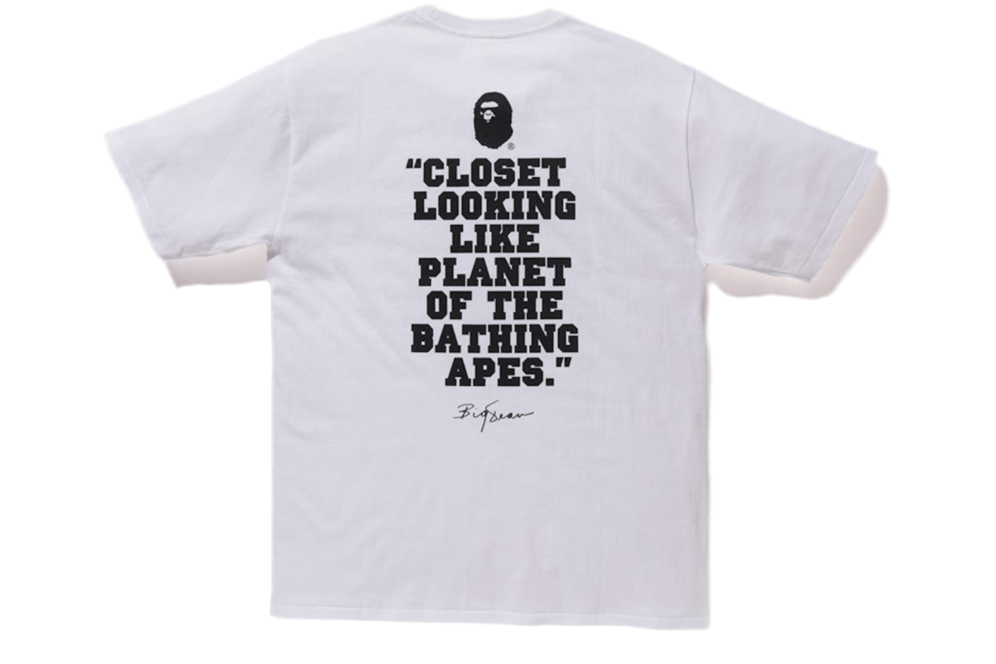 BAPE x Big Sean Swarovski Ape Head Tee