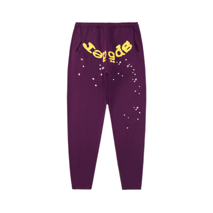 Sp5der Star OG Web V2 Sweatpant 'Purple'