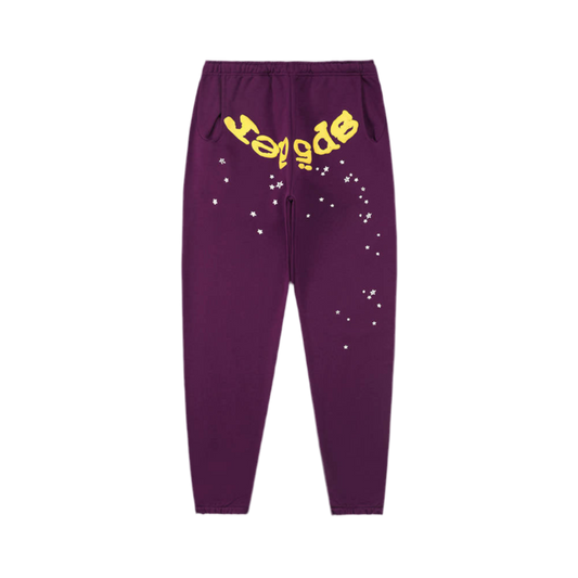 Sp5der Star OG Web V2 Sweatpant 'Purple'