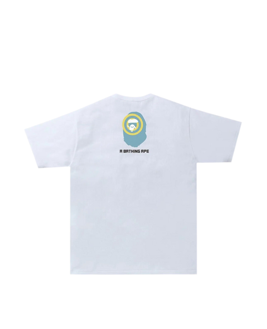 BAPE Water Print Tee 'White'